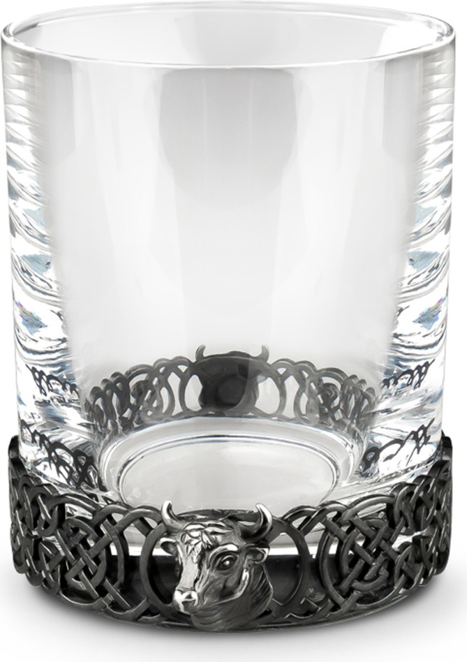 10671775 Русские самоцветы Стопка Бык Русские самоцветы, серебро 925 Серебро 925 