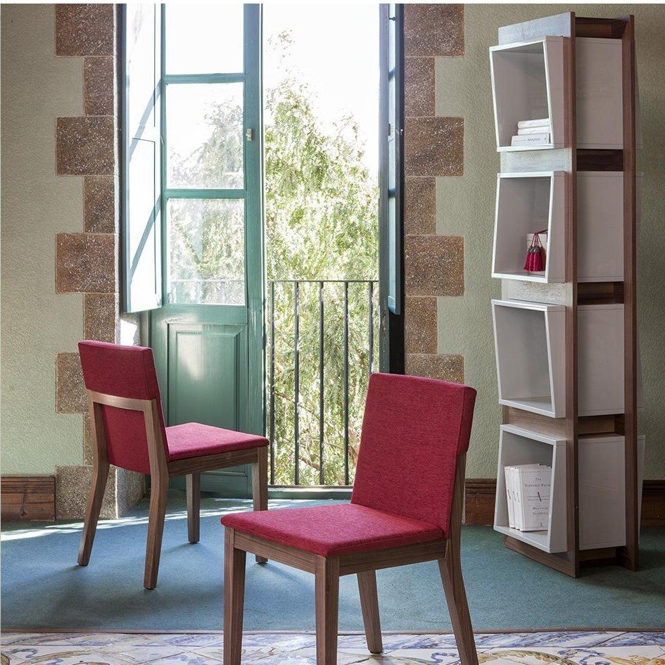 Стеллаж открытый узкий Equilibrio от Angel Cerda ANGEL CERDA  241892 Коричневый;серый  - Вид №1