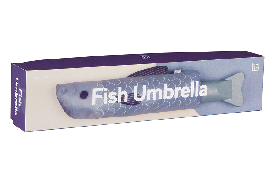 DYFIUMBBL Зонт fish, голубой Doiy  - Вид №7