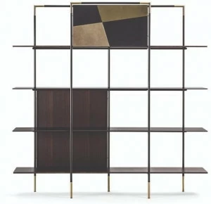 Frigerio Salotti Открытый самонесущий двухсторонний книжный шкаф Kevin