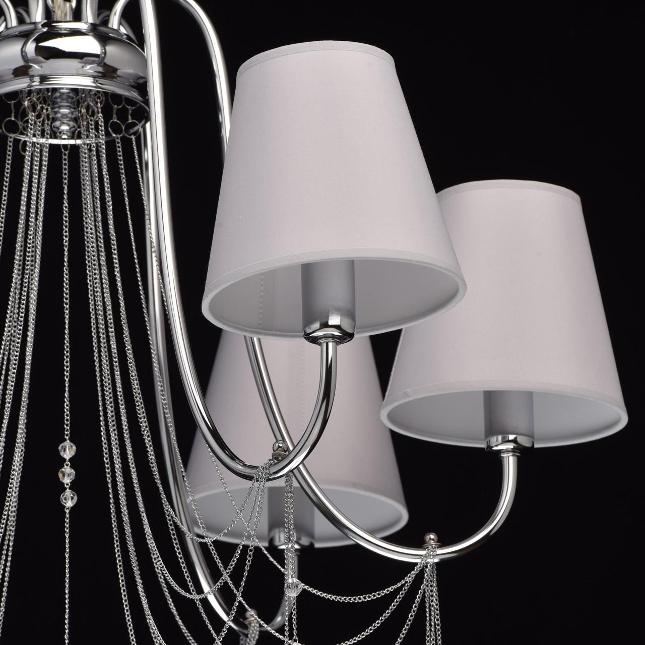 Подвесная люстра MW-Light Федерика 85 684010606 MW-LIGHT ДИЗАЙНЕРСКИЕ, ФЕДЕРИКА 187037 Серый  - Вид №2