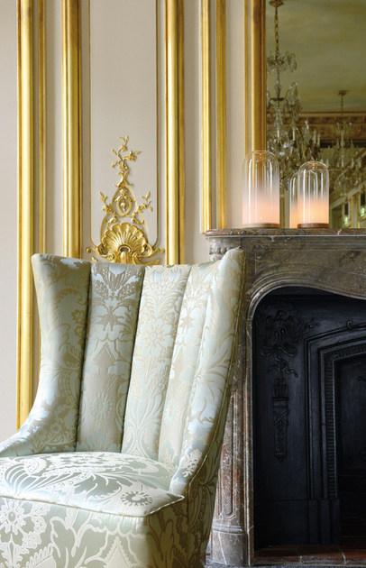 LELIEVRE Дамасская ткань с цветочными мотивами Les classiques 539 - Вид №4