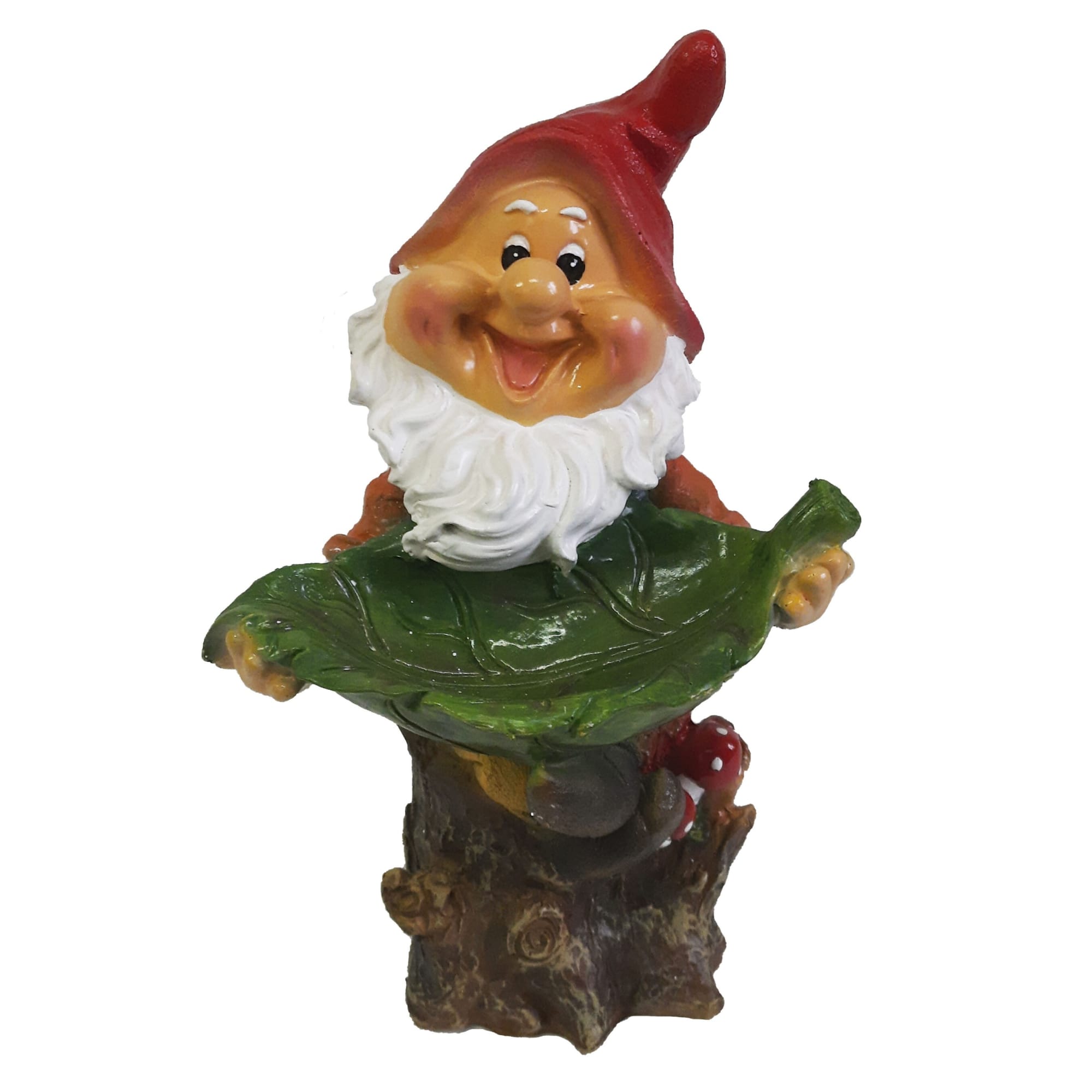 84549160 Фигура садовая «Гном держит листок» высота 28 см Santreyd 
