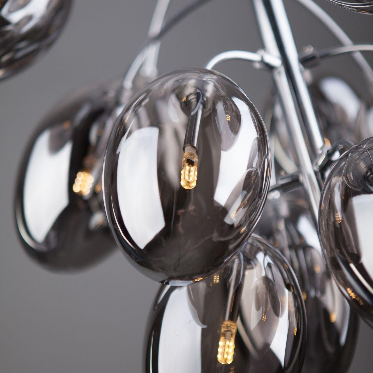 Подвесная люстра Bogates Grape 291/15 BOGATES ДИЗАЙНЕРСКИЕ, GRAPE 187532 Серый  - Вид №2