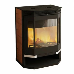 Печь-камин Мета Ангара 12 с плитой