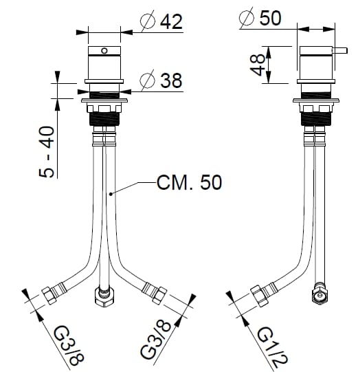 Пульт дистанционного управления из нержавеющей стали BEAMTECH Timeless ARCH-00071057 - Вид №2