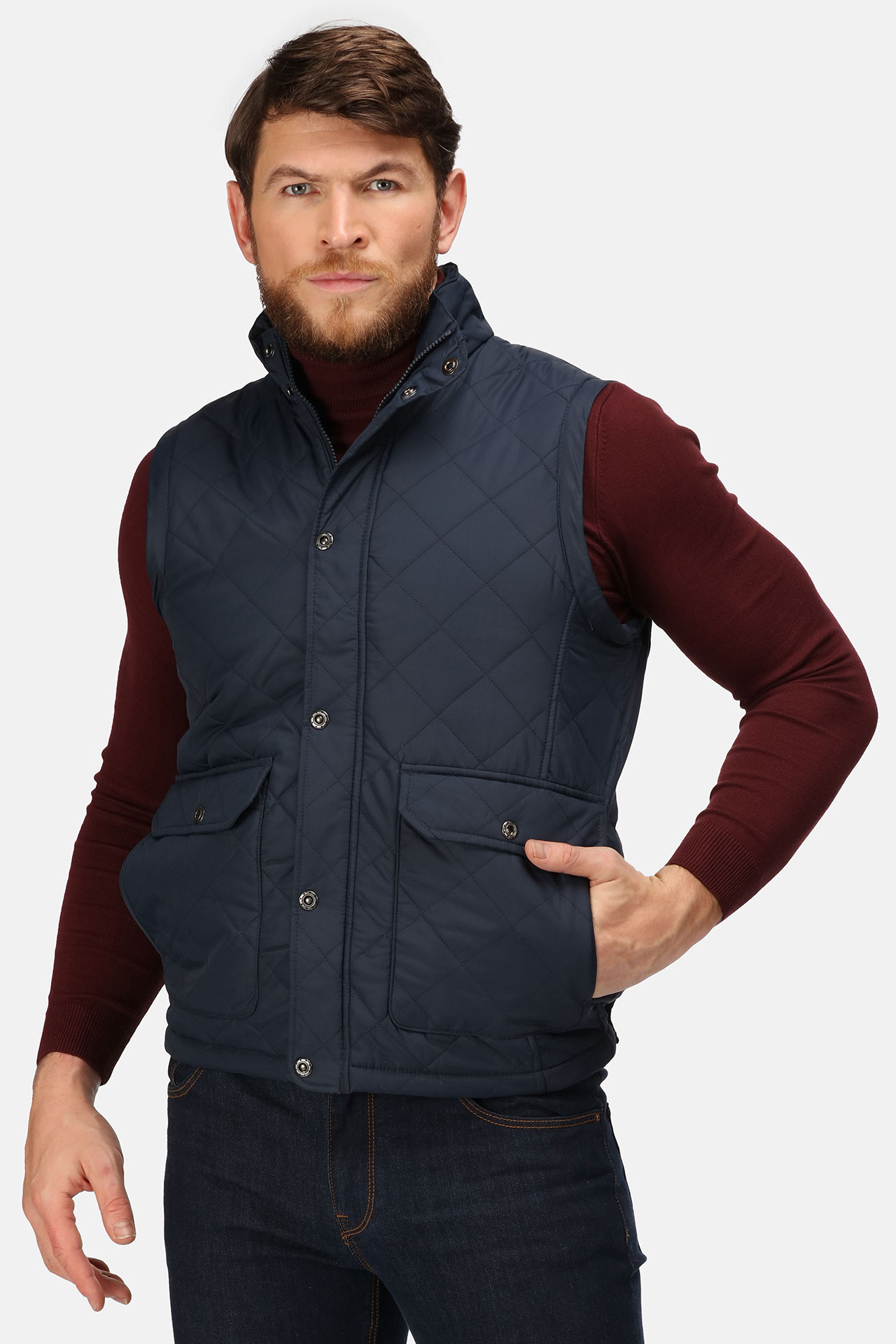 5042024 Жилет РЕГАТТА ПРОФЕШИОНАЛ ТАЙЛЕР утепленный синий  Зимняя спецодежда  размер XL (56-58)  - Вид №2