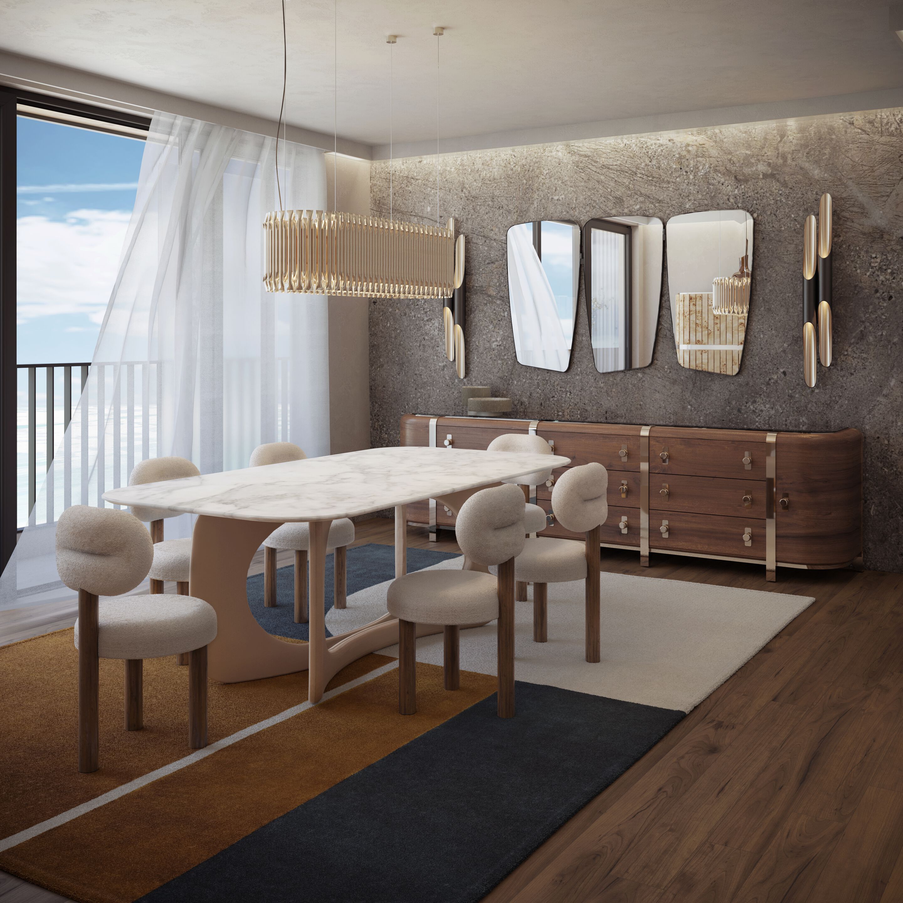 Латунный стол для гостиной Essential Home EERO ARCH-00063724 - Вид №5