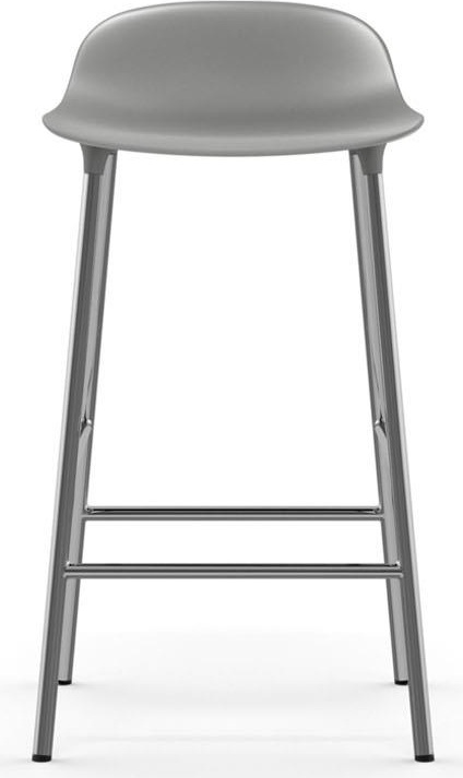 603157 Барный стул 65 см Серый хром Normann Copenhagen Form - Вид №1