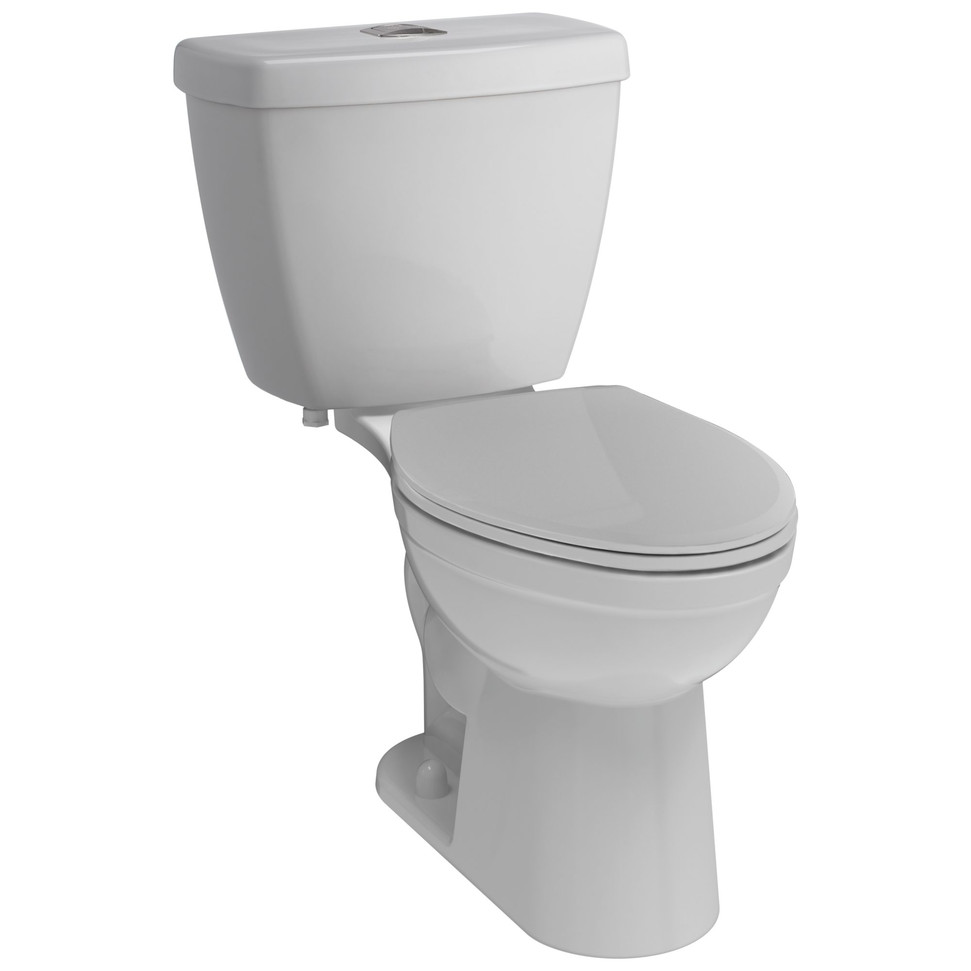 C43913-WH Удлиненный туалет Delta Faucet Foundations Белый 