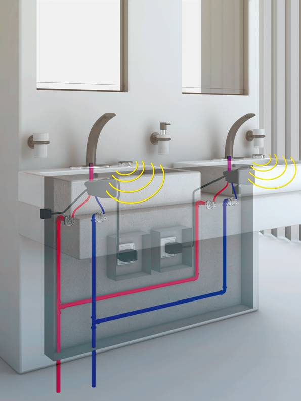 Вентиль угловой GROHE 1/2″-3/8″ для подключения смесителей, хром (41263000) Spare Parts