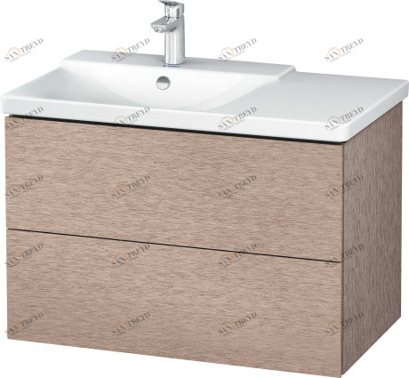 LC624801111 Тумбочка подвесная L-Cube #LC6248 820 x 481 мм Кашемировый дуб Duravit