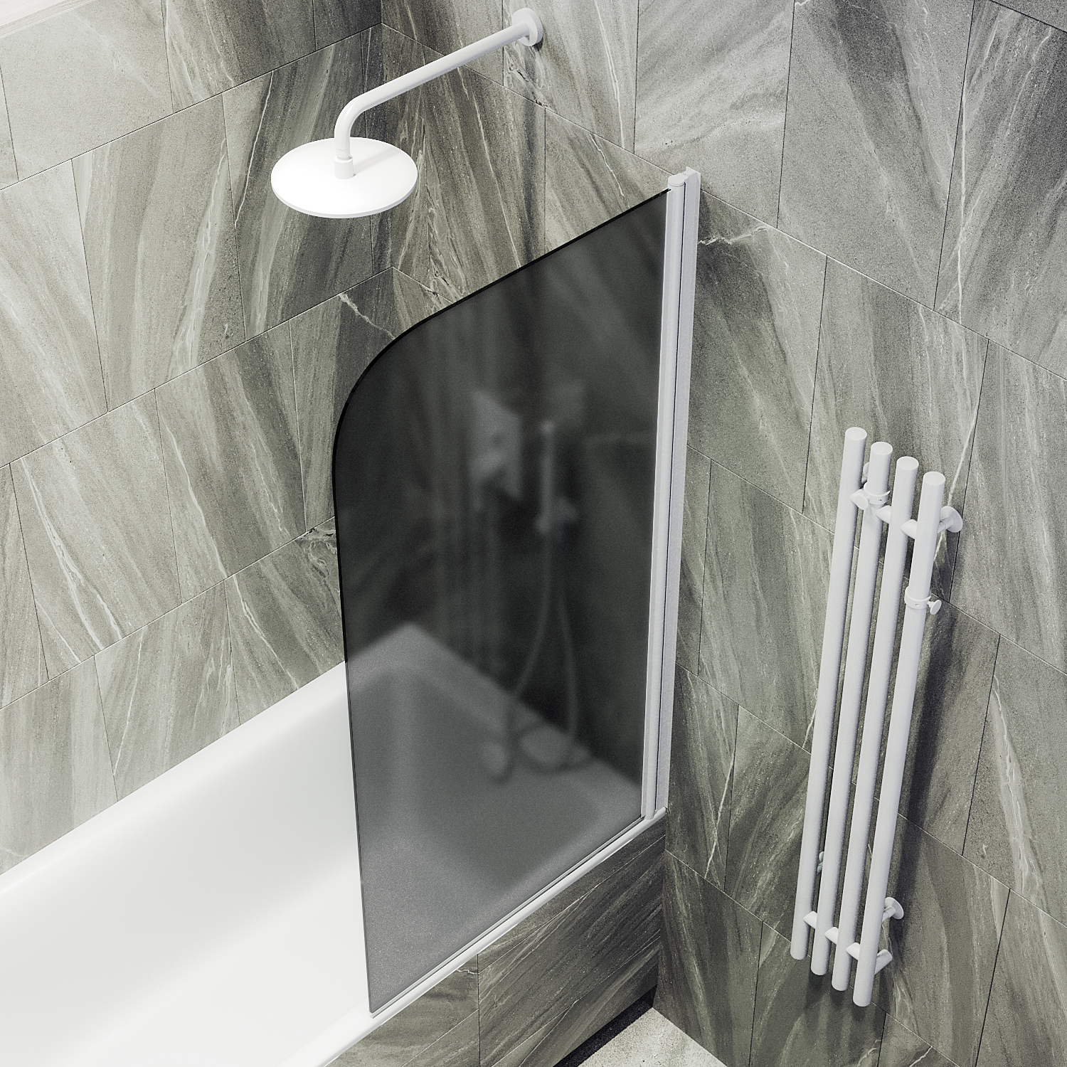 ST-614-1 Душевое ограждения на борт вынны Public Steel Россия 