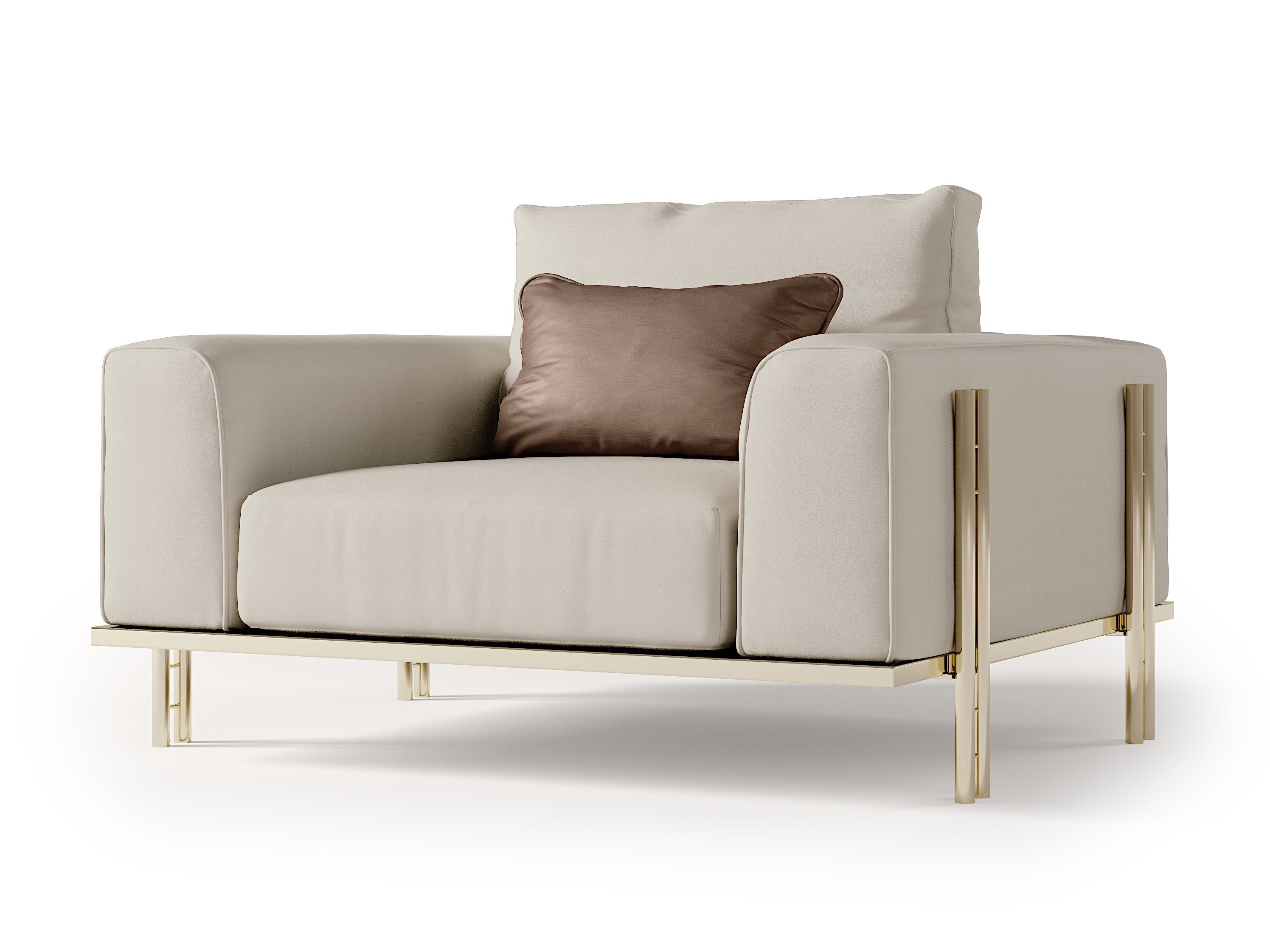 Кожаное кресло с подлокотниками Bizzotto Italia Atmosphera ARCH-00132983