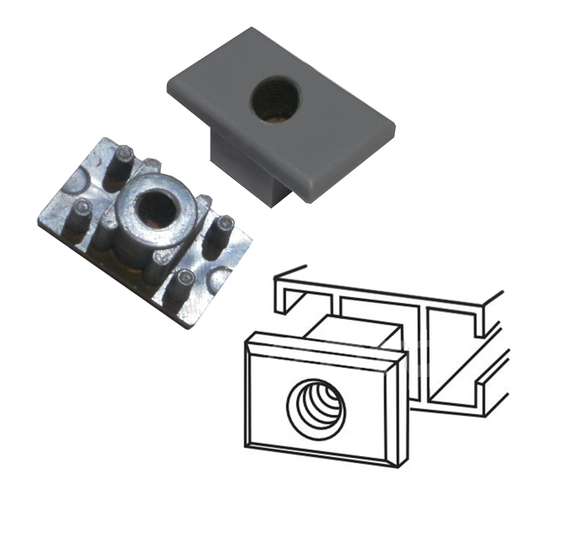 1511 Заглушка для крепежной планки LAB.Space 