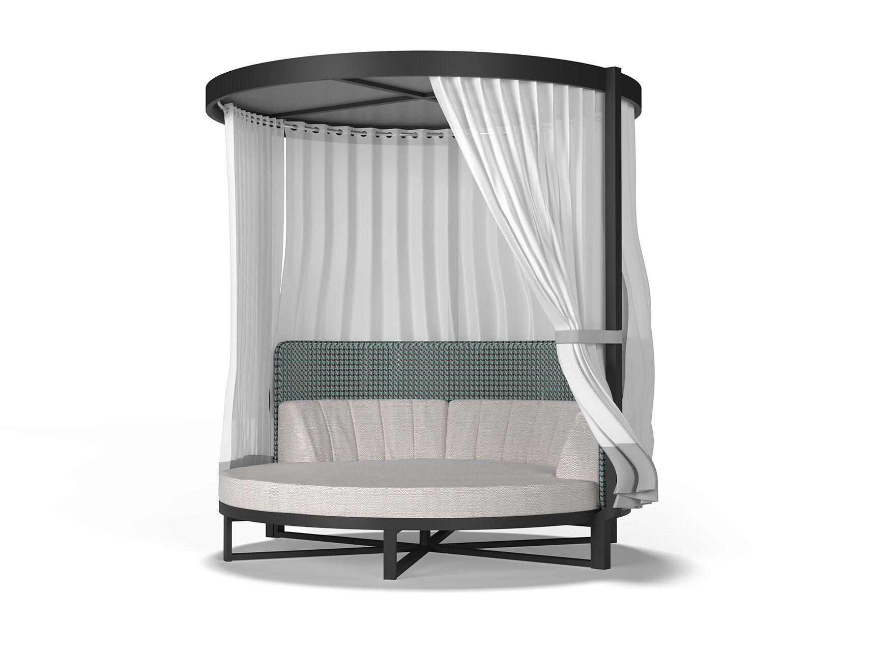 Круглая Садовая кровать из ткани с балдахином MAMAGREEN Munia ARCH-00040245 - Вид №3