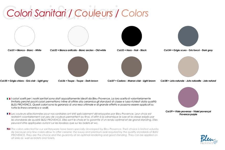 Прямоугольная керамическая раковина на колонне BLEU PROVENCE ARCH-00136432 - Вид №8