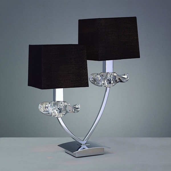 066788 Настольная лампа 2L черная Mantra Akira - Вид №5