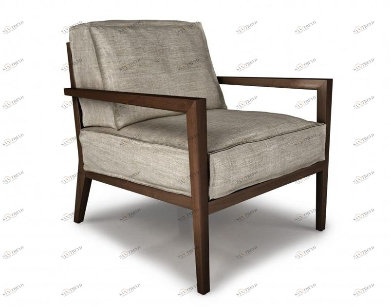 Huppé Кресло из ткани с подлокотниками Citta 4505 HUPPE Città