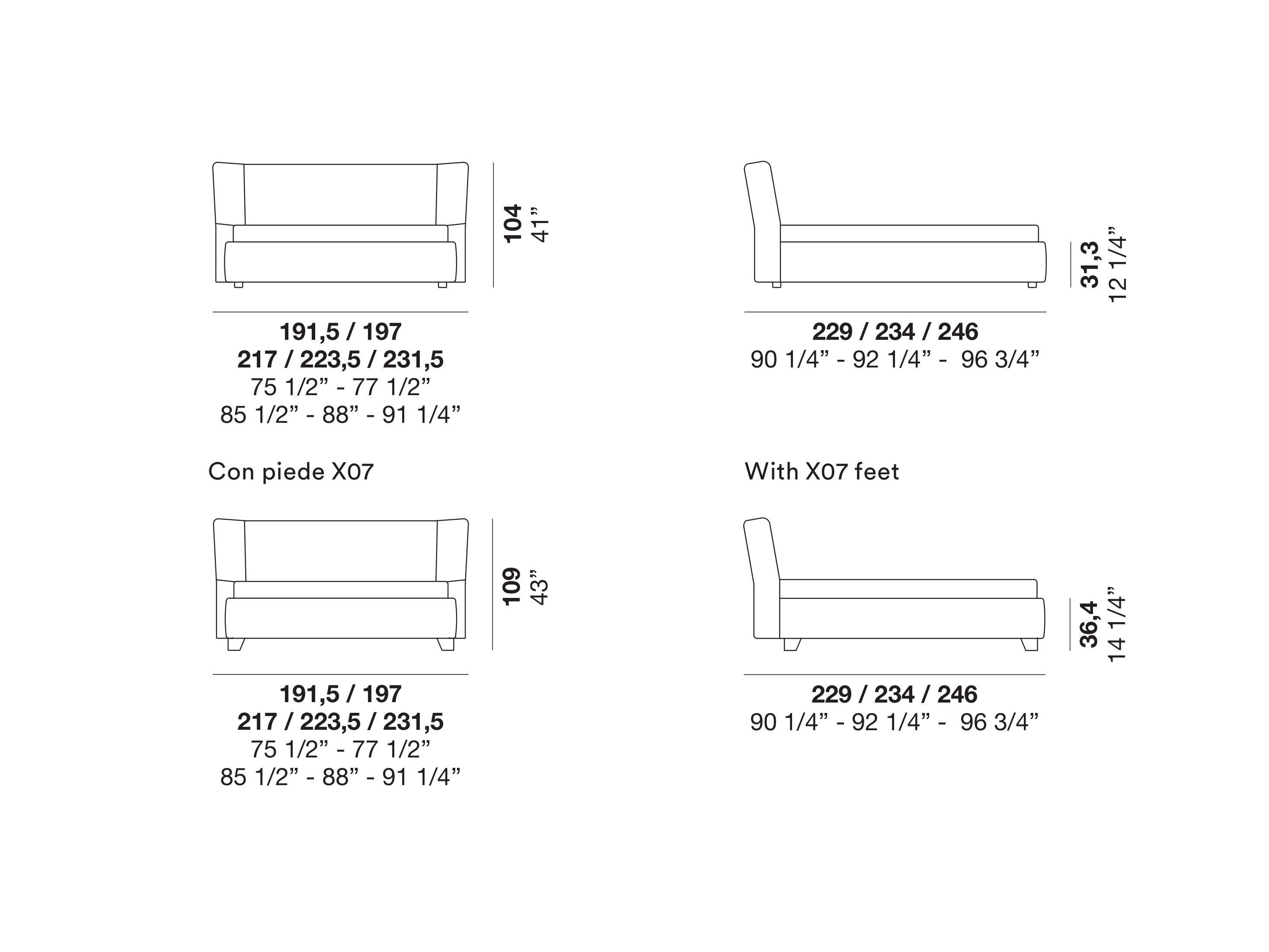 Двуспальная кровать-контейнер с мягким изголовьем Alf DaFrè MORRISON 2 ARCH-00094395 - Вид №9