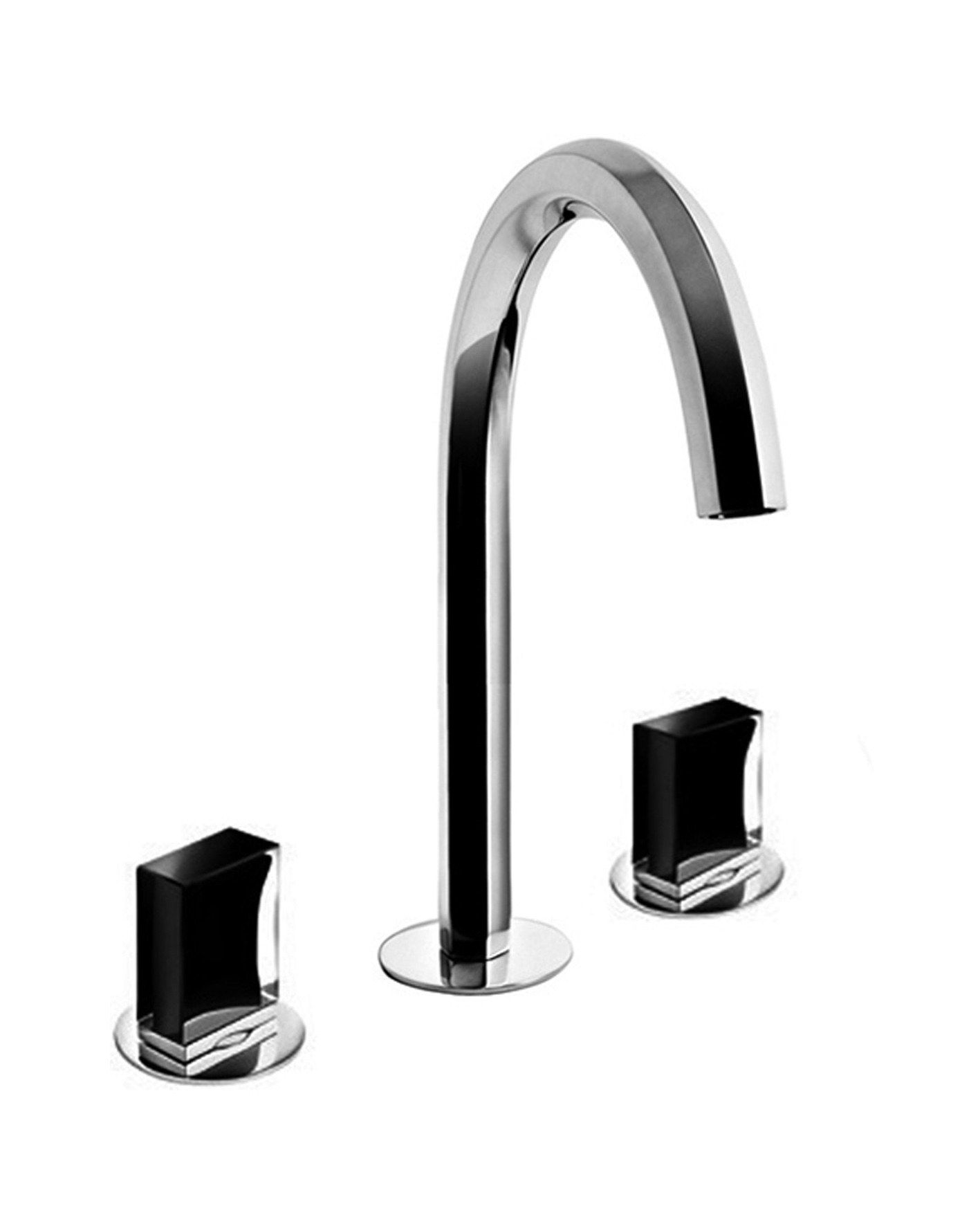 N404S  Смеситель для раковины на 3 отверстиявылет 17,5 см без ручек ограничитель потока воды до 5 л/мин при 3 бар картридж керамический 90° подводка донный клапан нажимного типа ручки заказываются отдельно, см. раздел ''Ручки'' Fantini Rubinetti VENEZIA