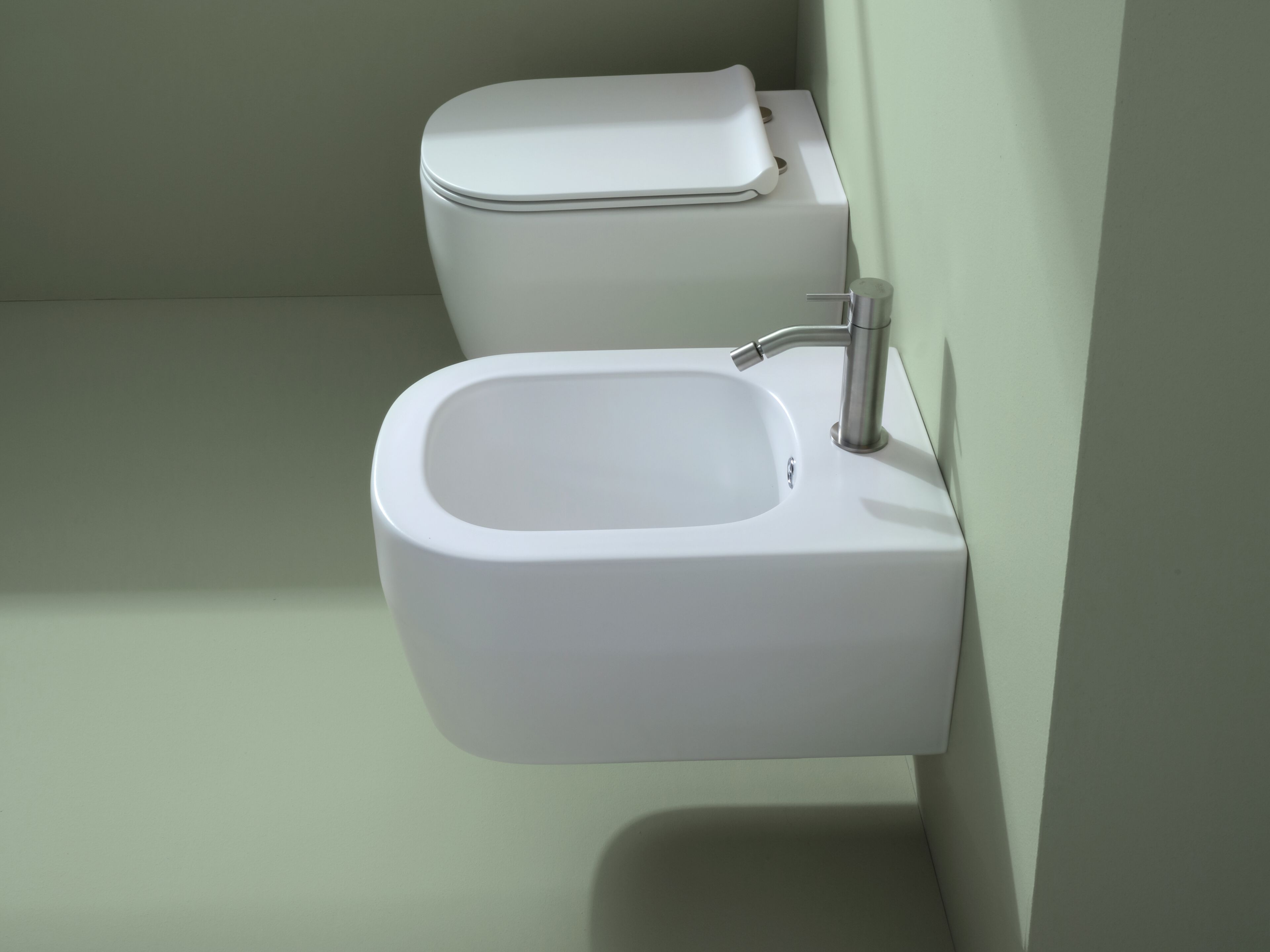 Подвесное биде из стекла с переливом Olympia Ceramica все evo ARCH-00022572 - Вид №2