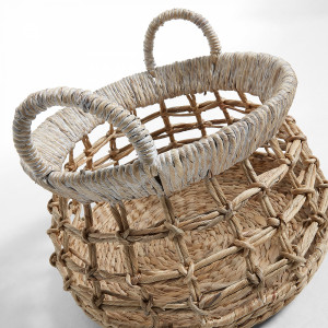 051496 Корзина Ment натуральный, белый La Forma Mode