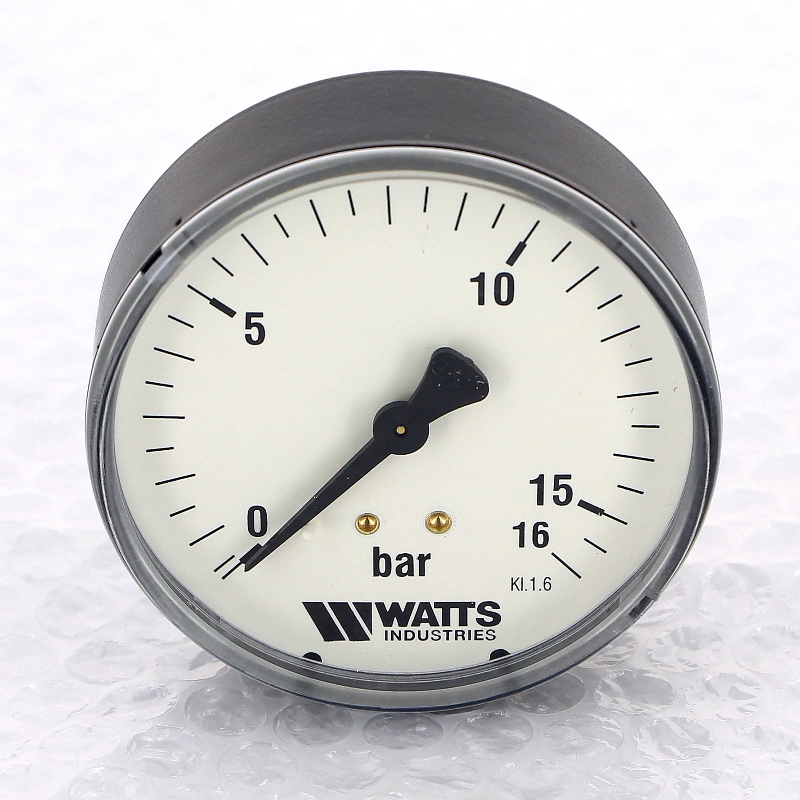 Манометр аксиальный F+R100 1/4" 80 мм WATTS Ind 16 бар 10008029