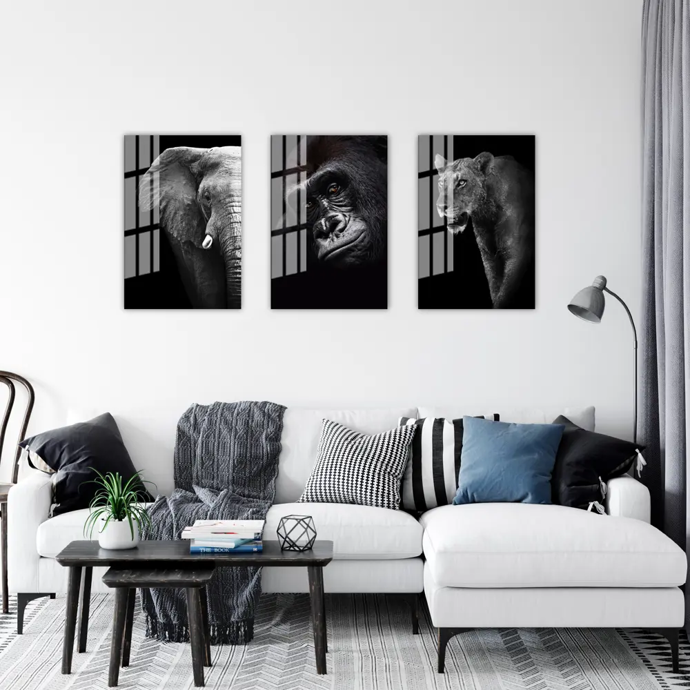 Картина на стекле «Львица» 40x60 см 82977340 STLM-2196220 ARTABOSKO  - Вид №5