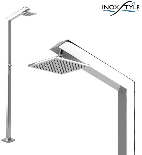 Inoxstyle Летний душ из нержавеющей стали Tecno cube 01015 m stylo - Вид №1