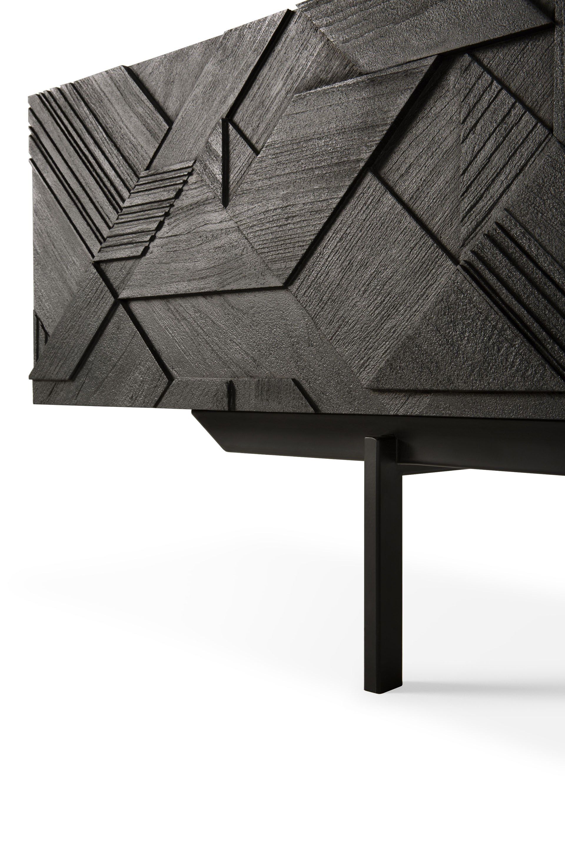 ТВ-шкаф из тикового дерева с откидными дверцами Ethnicraft Графика ARCH-00086544 - Вид №11