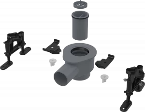 Сифон DN50 и комплект регулируемых ног