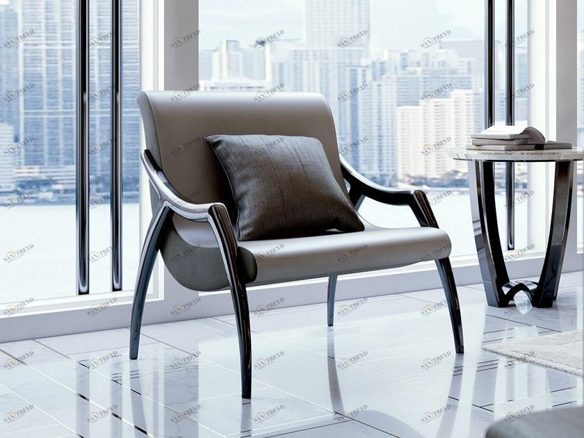 Bizzotto Кожаное кресло с подлокотниками Symphony - infinity sun-id-1407572