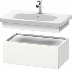 DS628101818 Шкафчик DuraStyle #DS6281 730 x 448 мм Белый матовый, декор