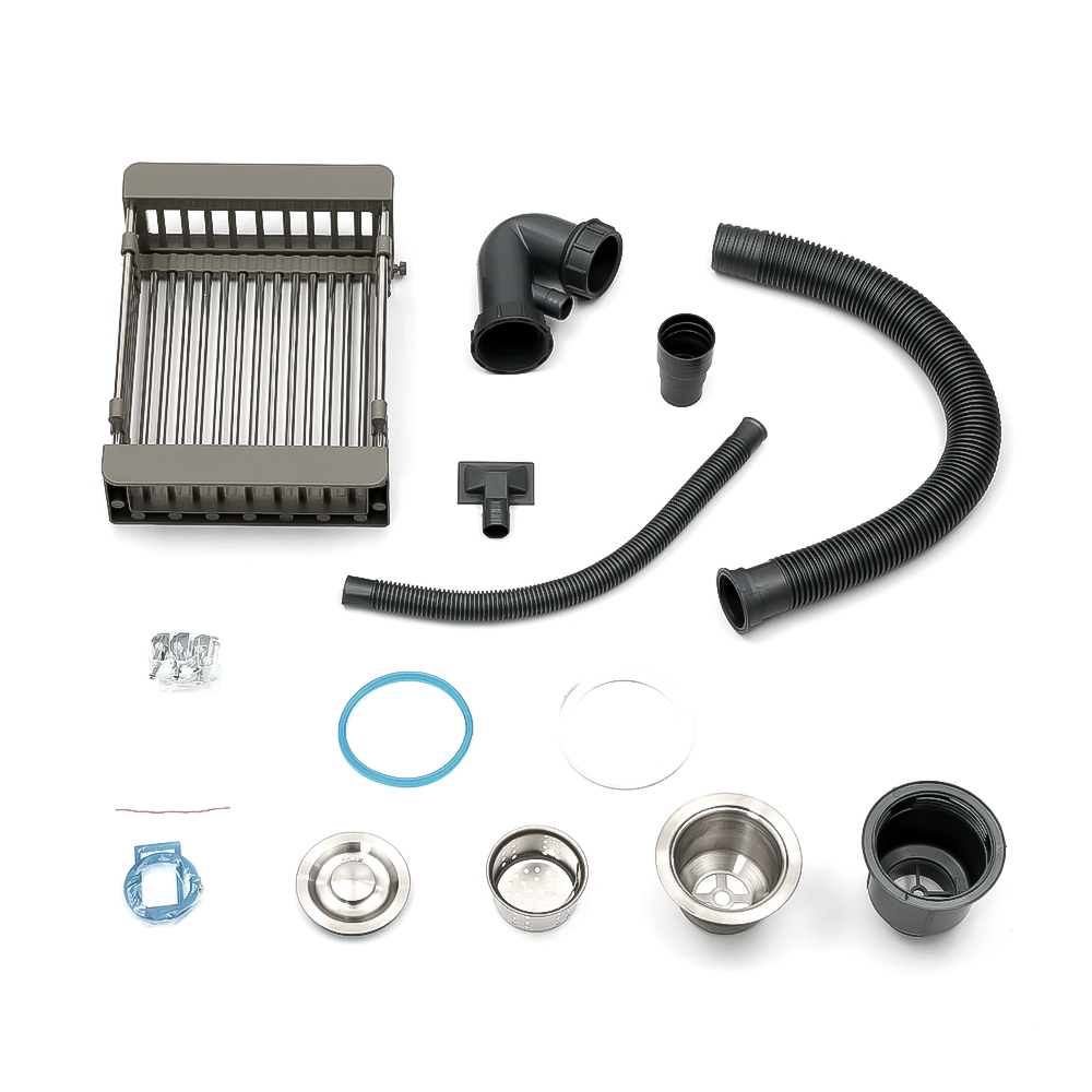 Мойка H48544 MELANA ProfLine 3,0/200 САТИН врезная прямоугольная с коландером H48544 H48544 сатин - Вид №5