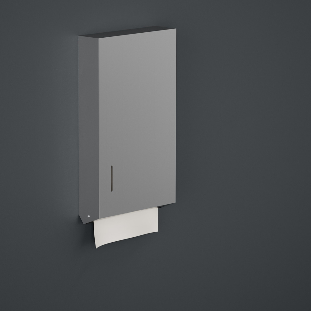 P705-S Мусорный бак из нержавеющей стали, настенный, 20 л Duten  - Вид №2