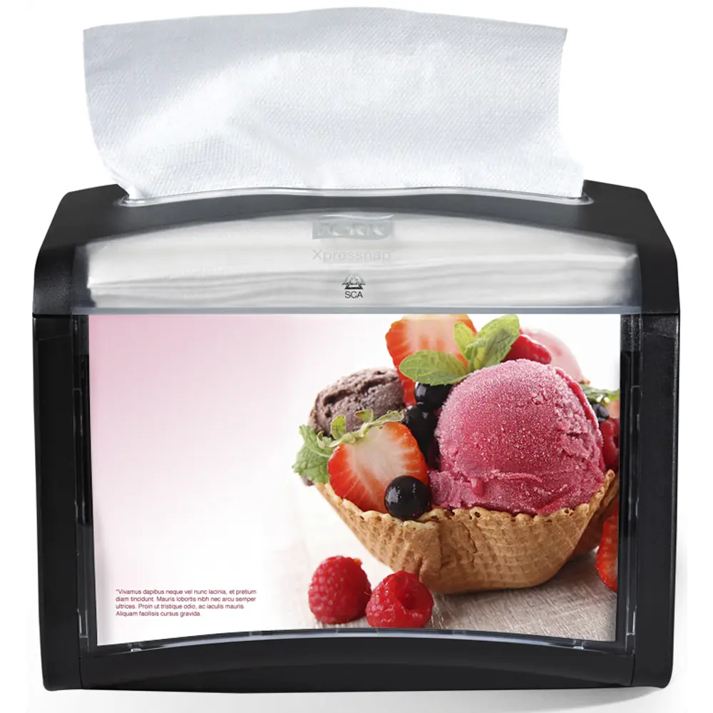 Диспенсер для салфеток настольный Tork XPN цвет черный Xspressnap STLM-2182179 - Вид №4