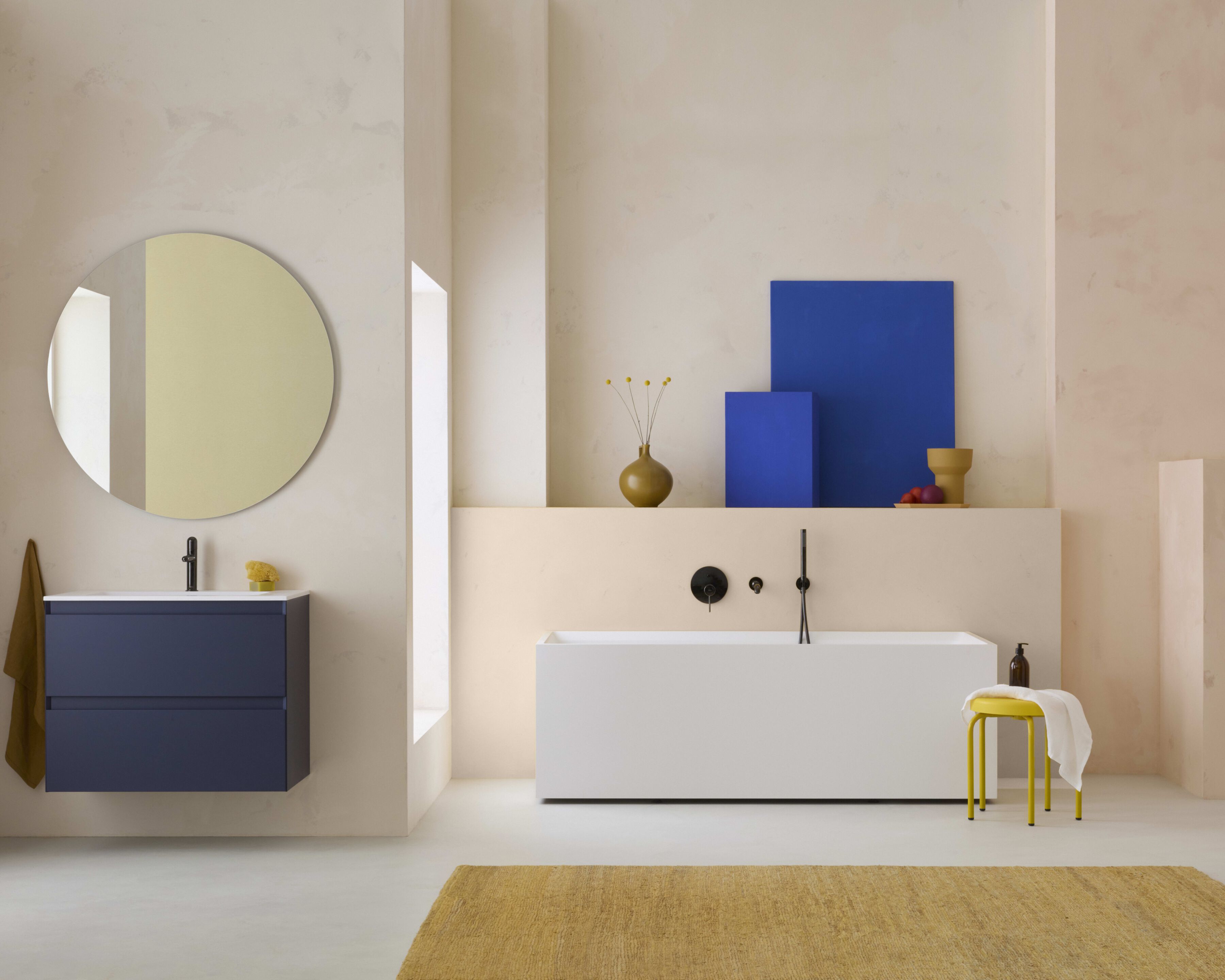 Деревянный шкаф для умывальника с ящиками со встроенной раковиной Roca UNIK 85193 ARCH-00071852 - Вид №1