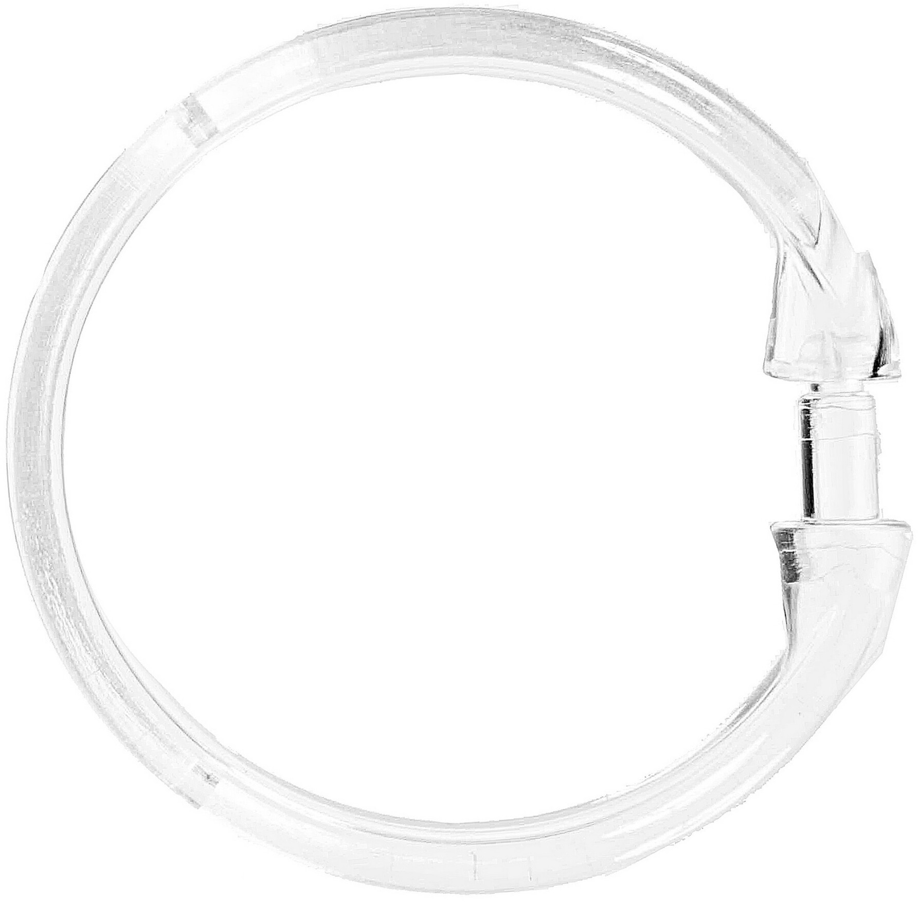 15632545 Кольца для шторок с клипсами цвет прозрачный STLM-0006183 VIDAGE