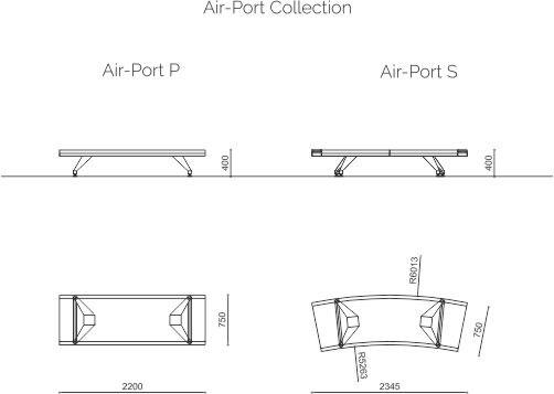 Metalco Модульная скамейка из ультратонкого полиэтилена Stile molecular concrete sun-id-1373453 - Вид №2