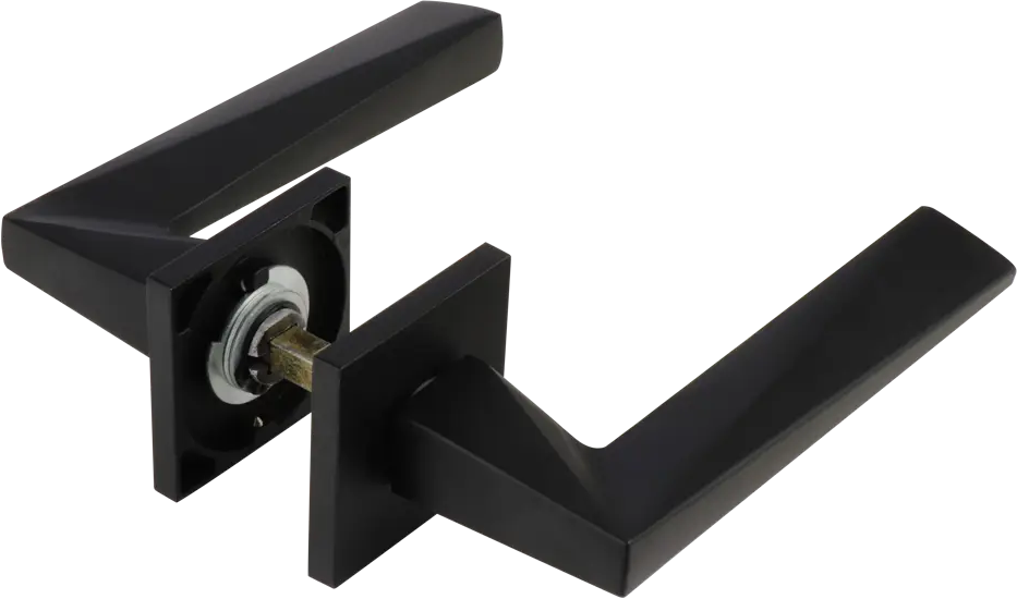 Дверные ручки Edson EDS-135B-Q2 черные для межкомнатных дверей 85170394