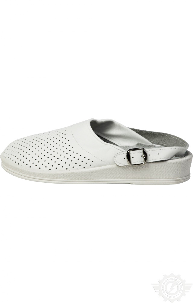 61795 Туфли Сабо мужские белые  Медицинская обувь размер 42 Спецодежда  - Вид №3