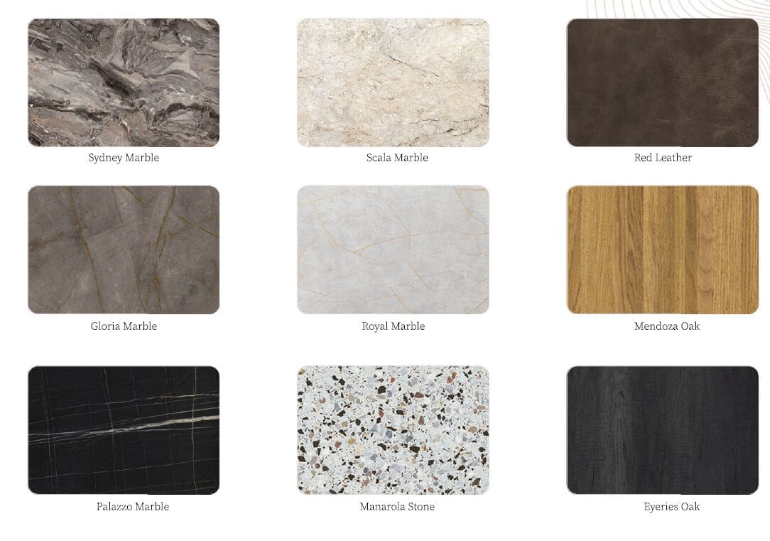 Круглый металлический стол с верхней частью HPL Papell Design гостиница ARCH-00049298 - Вид №3