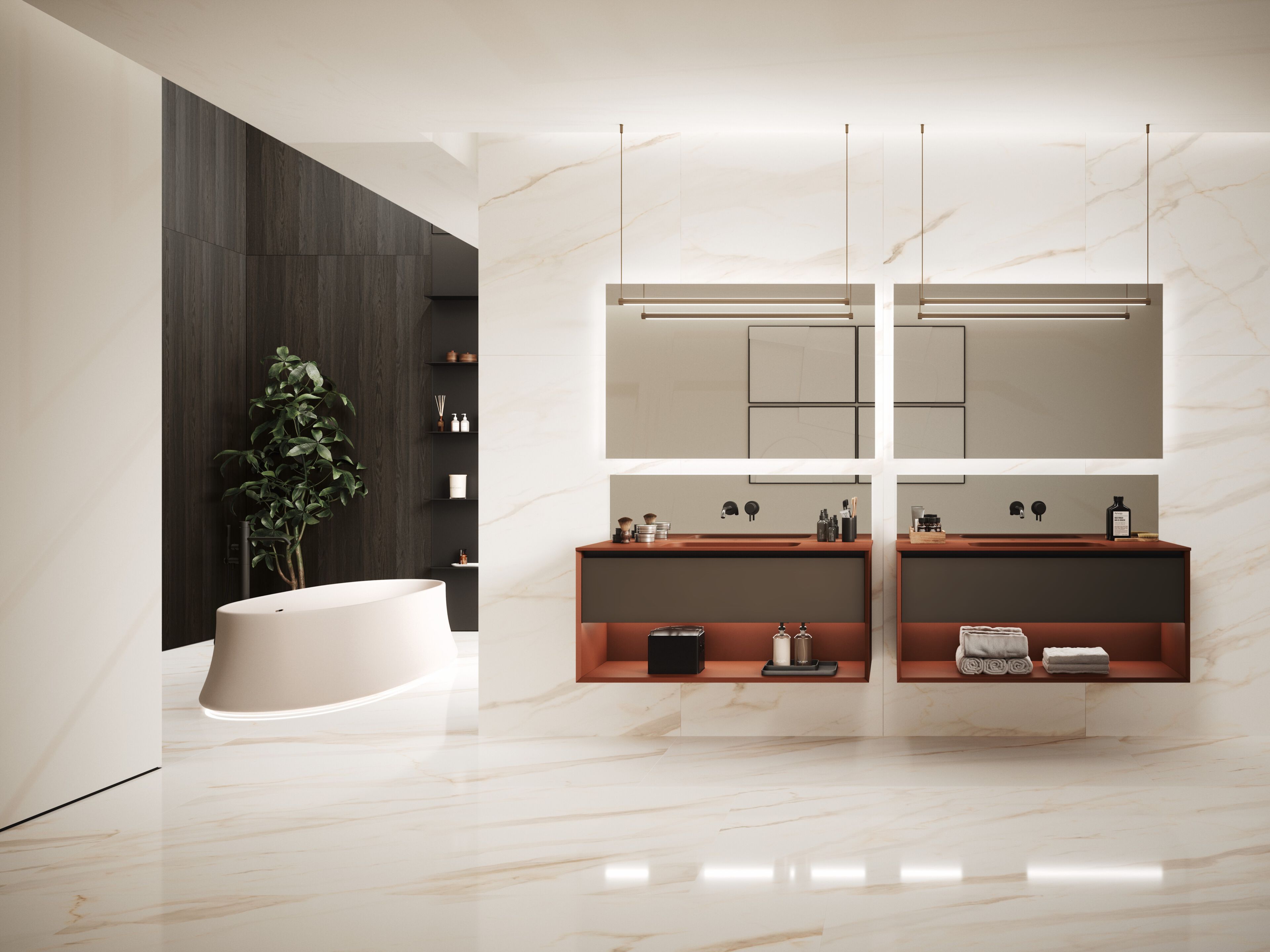 Полная мебель для ванной комнаты OASIS Smartcode ARCH-00047522