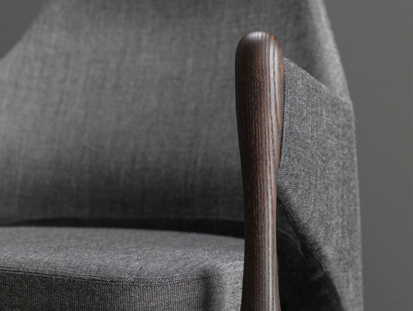 Тканевое кресло с подлокотниками PIAVAL LIV-Contract ARCH-00045296 - Вид №2