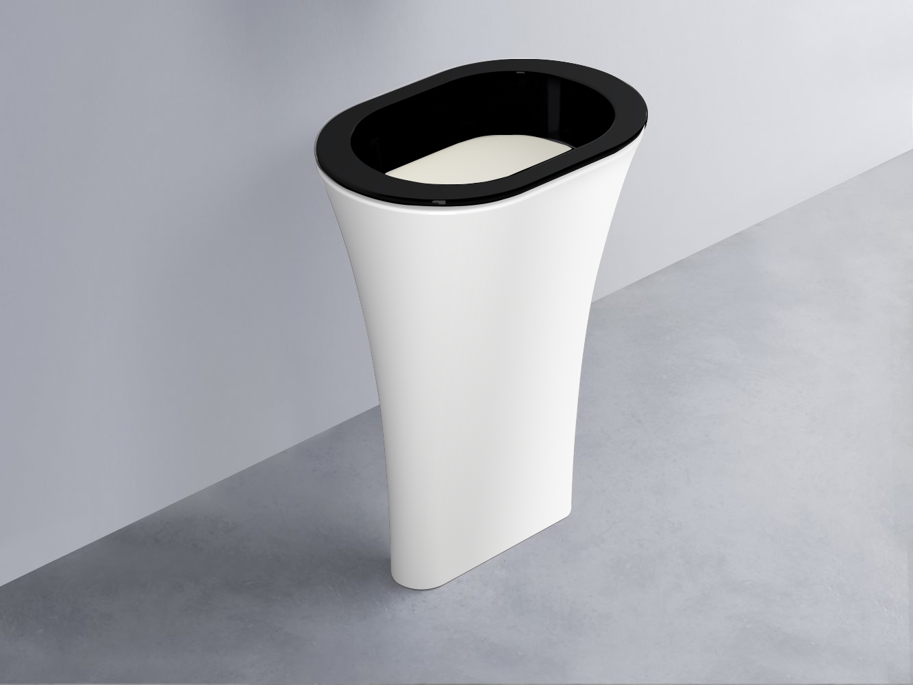 AMLA65-N+AMPILO-TL+AMCOLO-BL Раковина Amedeo Ovale отдельностоящая cielo Enjoy + Amedeo Ceramica Cielo