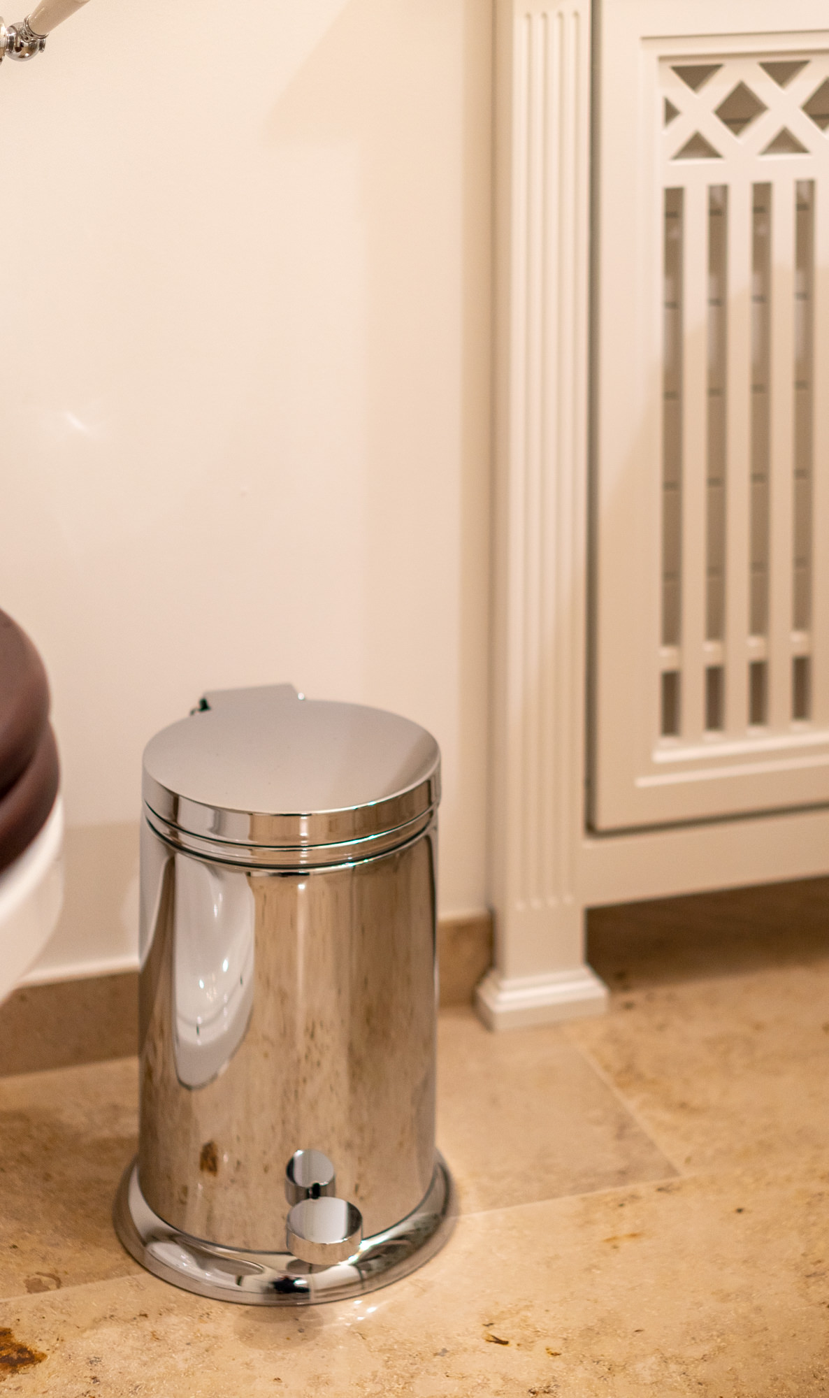 Traditional bathrooms Урна для ванной в стиле ретро Kingston Tb6337.ag Мессинг  - Вид №1