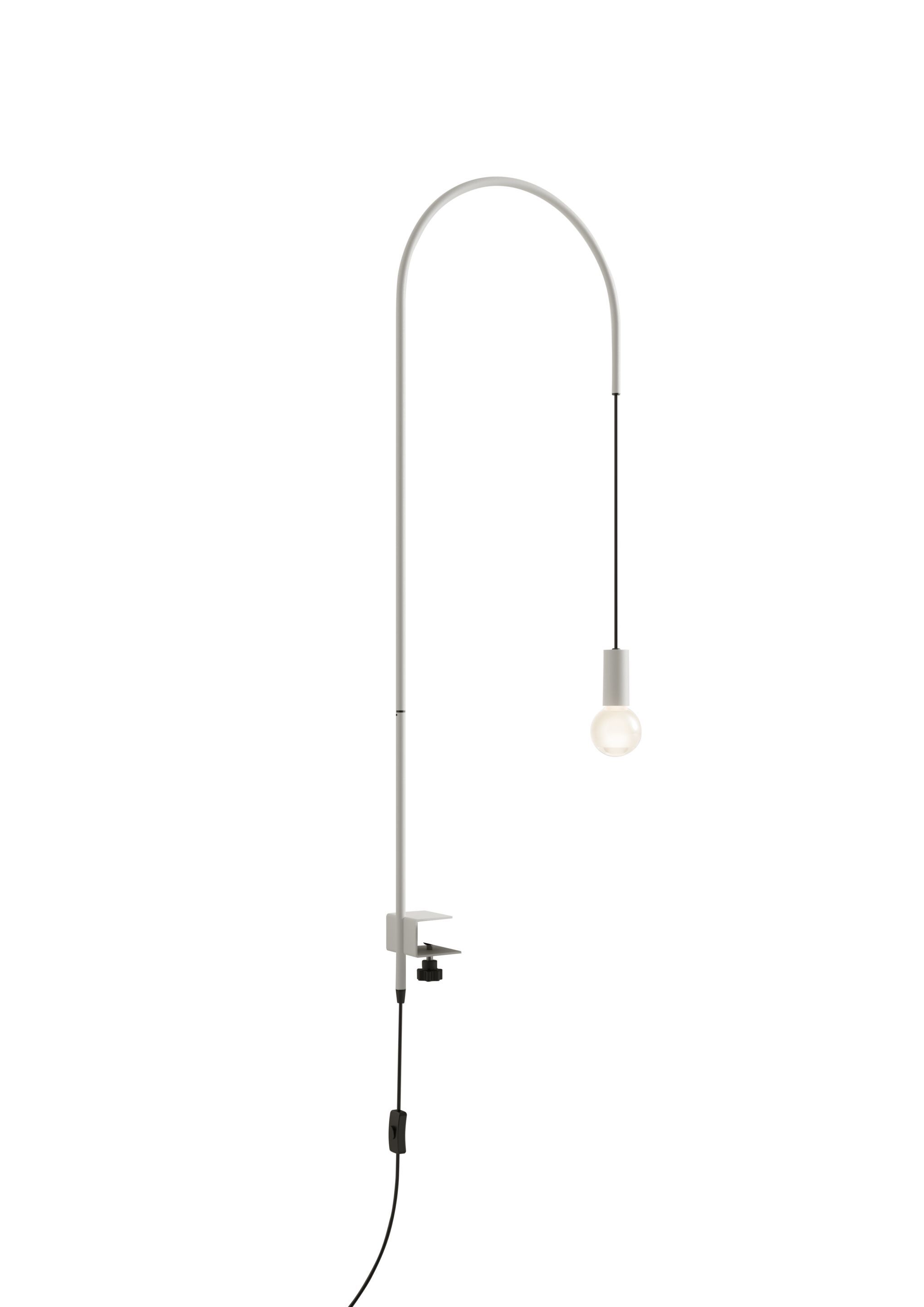 Металлическая светодиодная настольная лампа с зажимом Zafferano провод ARCH-00146015 - Вид №1