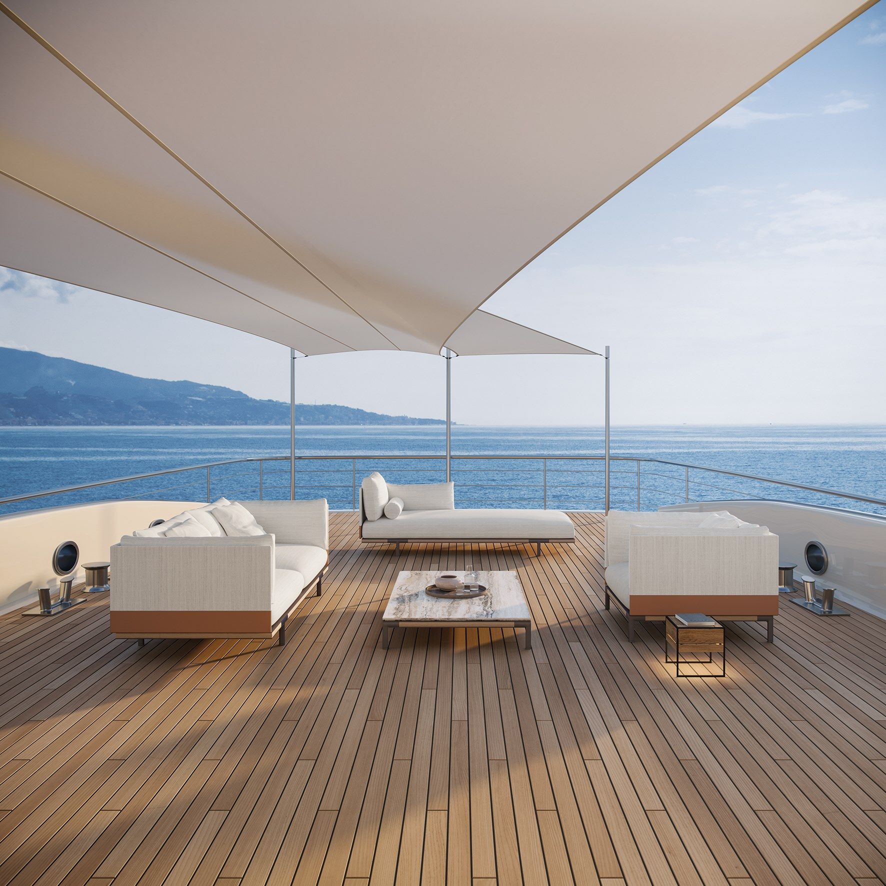 Ткань сад пуфик Ethimo залив ARCH-00116387 - Вид №4