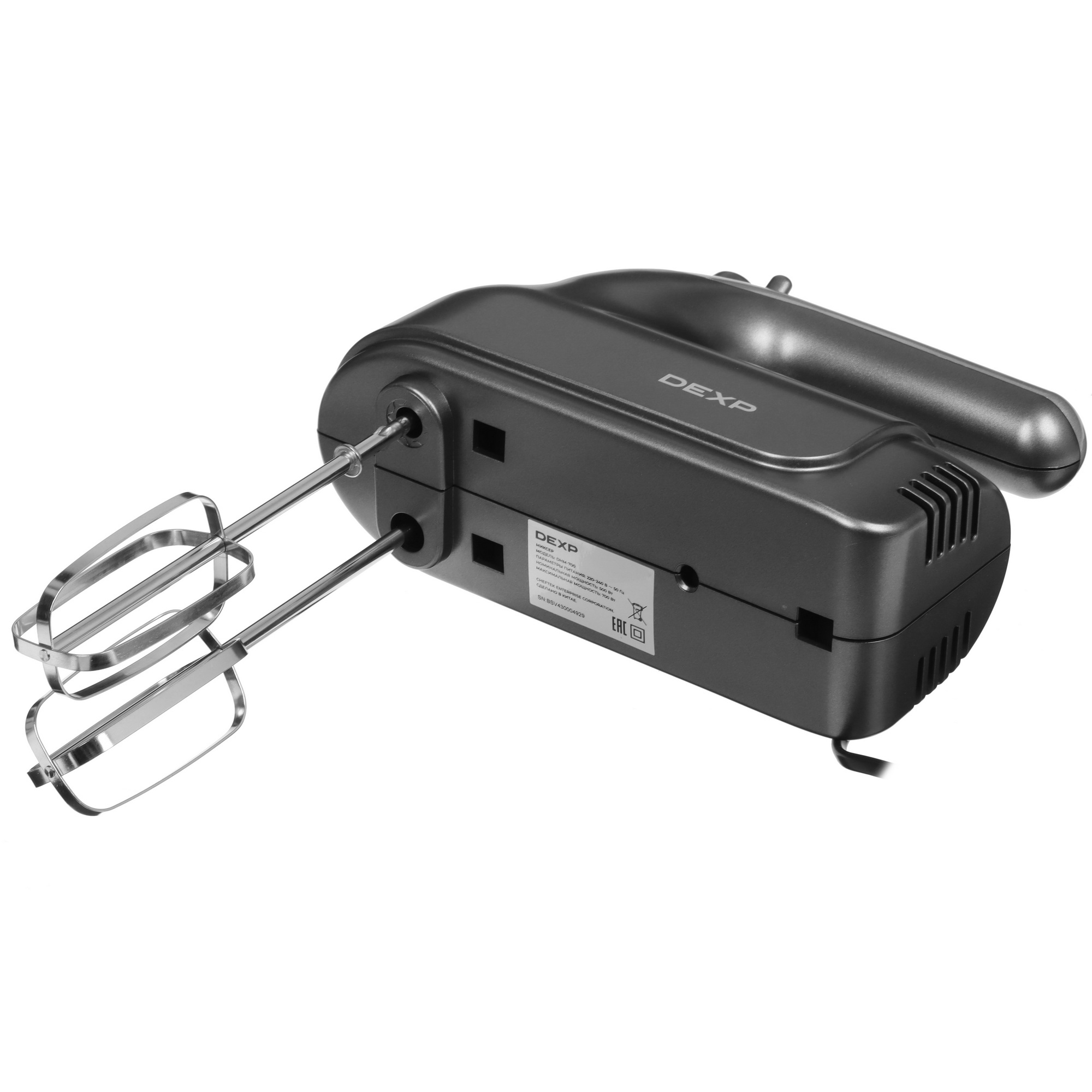 9132112 Миксер DEXP DHM-700 серебристый STDN-0030135 - Вид №4